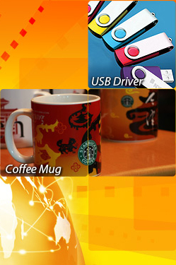 Sunny Promo - Coffee Cups, USB Driver, Golf Bag, Back Pack, Note Book, Hoody Sweater, Digital Photo Frame